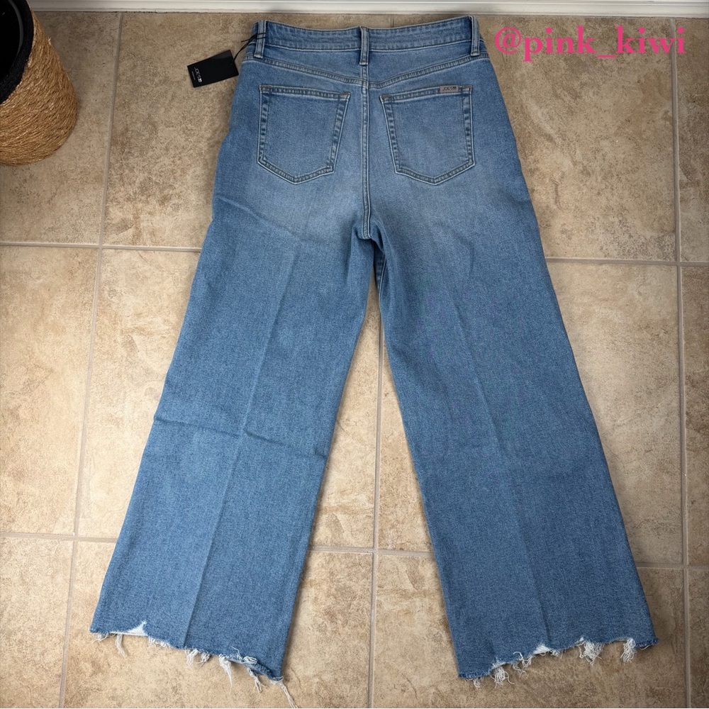 Joe's Jeans Blue Wide Leg Ankle Jeans - Picture 7 of 12